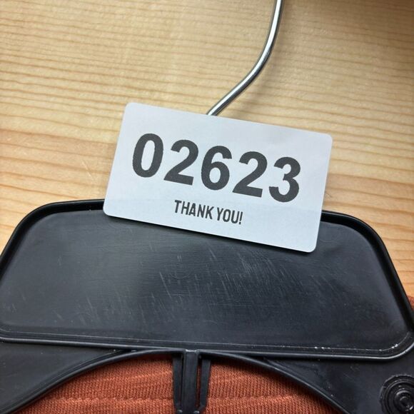 Lucky Brand Shirt Large Orange Button Up Knit Long Sleeve - Picture 11 of 11